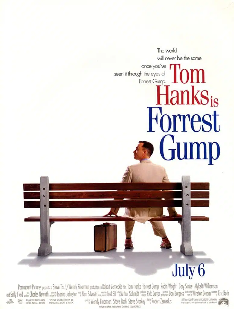6. Forrest gump (1994, robert zemeckis) - 21 trends